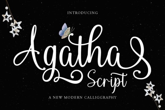 Agatha Script: The Sweet Calligraphy Font for Modern Brands