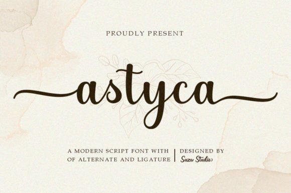 Astyca Script: Designing with Sweet, Dancing Letterforms