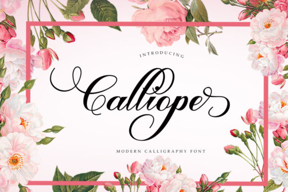 Calliope Script: A Modern Calligraphy Font for Elegant Designs