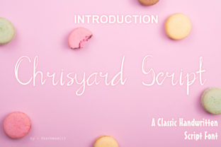 Chrisyard Script: Adding Luxurious Elegance to Your Designs