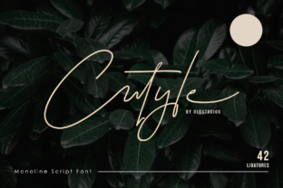 Cutyle Script: A Modern Signature Font for Clean Branding