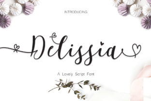 Delissia Script: A Modern Handmade Calligraphy Font for Elegant Branding