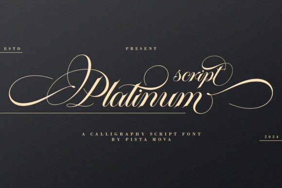 Discover the Elegance of Platinum Script for Your Designs