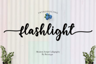 Flashlight Script: A Fresh Calligraphy Font for Modern Design
