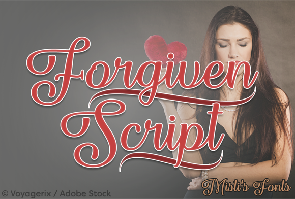 Forgiven Script: The Elegant Typeface for Timeless Designs