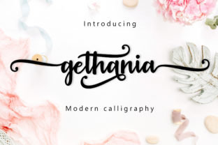 Gethania Script: The Elegant Font for Modern Design