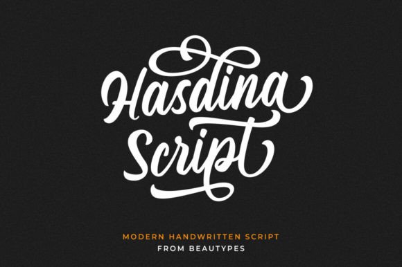 Hasdina Script: Crafting Vintage Charm in Modern Branding
