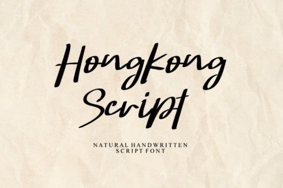 Hongkong Script: A Handwritten Font for Authentic Branding