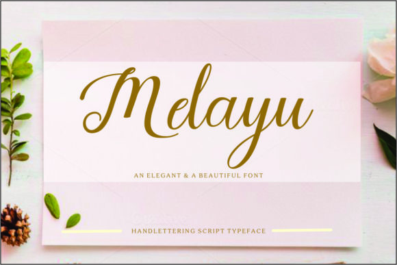 Melayu Script: A Modern Typeface for Elegant Design