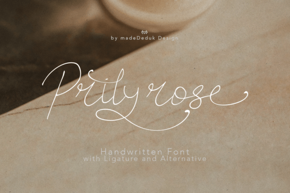 Prilyrose Script: Adding a Natural Touch to Your Designs