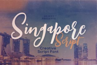 Singapore Script: A Modern Brush Font for Playful Designs