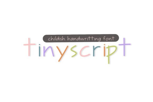 Tiny Script: A Fresh Take on the Handwritten Typeface