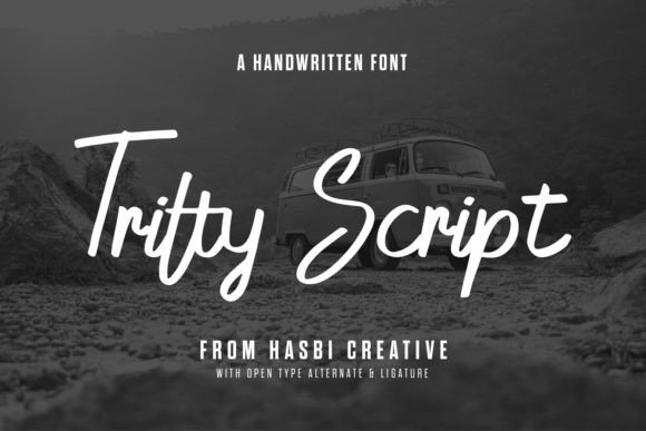 Tritty Script: A Sweet Touch for Invitations & Beyond